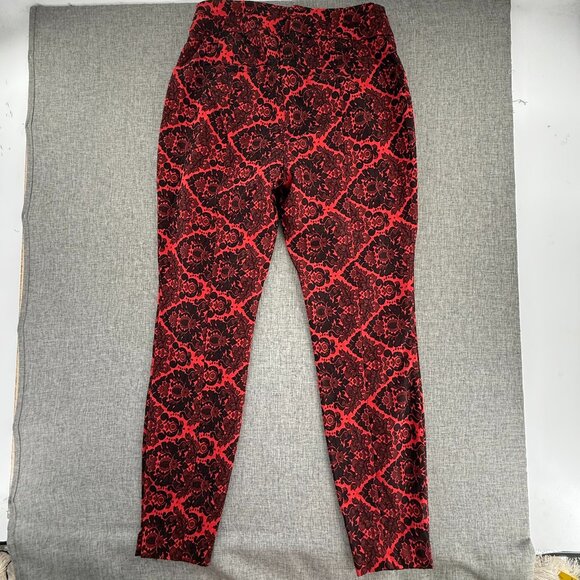 NEW! New York & Company Pull On pants Medium The Whitney High-Waist Slim Leg - Picture 12 of 14